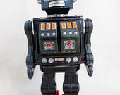 Vintage Rotate-o-Matic Super Astronaut Robot Space Tin Toy Horikawa SH Japan