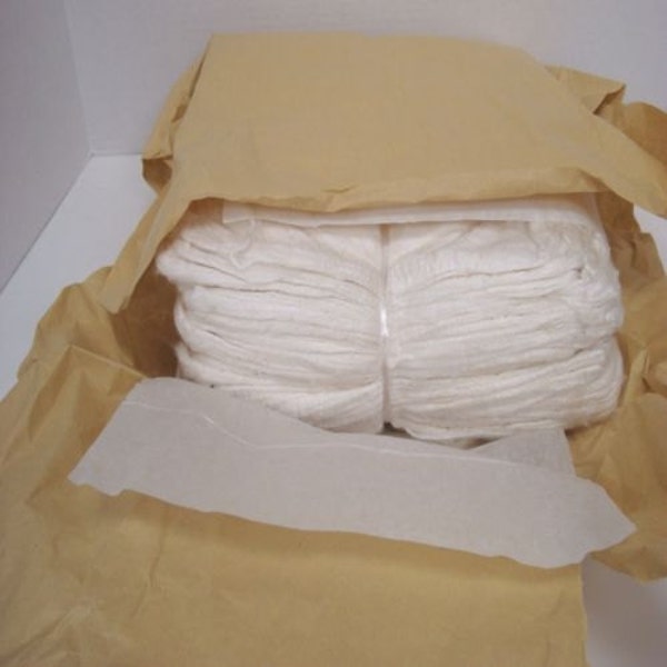 Last Supply ! Discontinued - Silk Hankies Luxurious Fiber Spinning Nuno Felting  - 1 oz