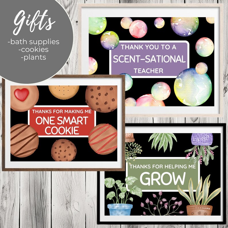 Teacher Gift Tag Printables With Bible Verse Scripture Digital Download ...