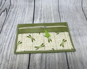 Dragonfly Project Bag: Small Cross Stitch, Embroidery, Needlework