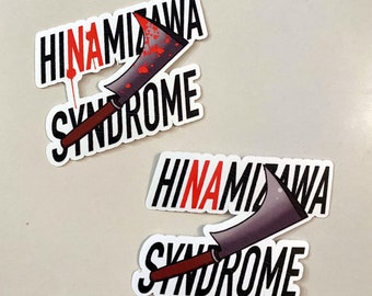 Hinamizawa Syndrome Stickers - Higurashi no Naku Koro Ni When They Cry Fandom Sticker