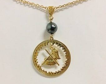 Details about American Samoa Cut-Out Coin Jewelry Necklace/Pendant Details about American Samoa Cut-Out Coin Jewelry Necklace/Pendant