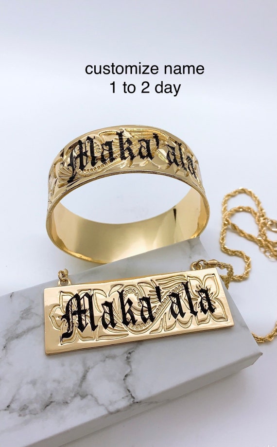Hawaiian name shop bracelet