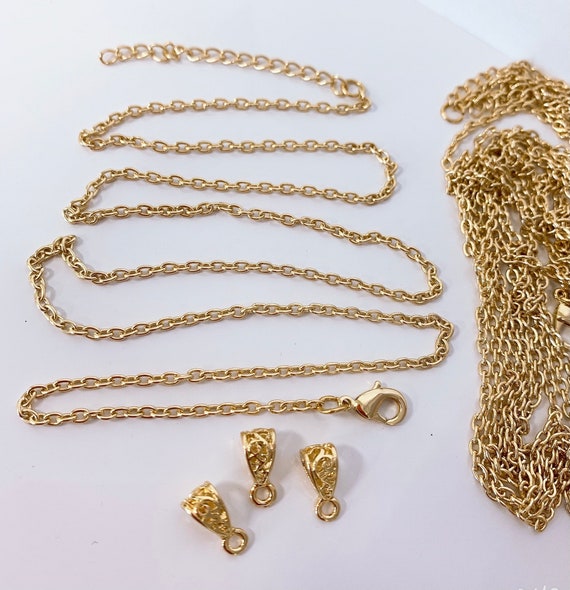 Hamilton Gold Necklace Cable Chain 22in 