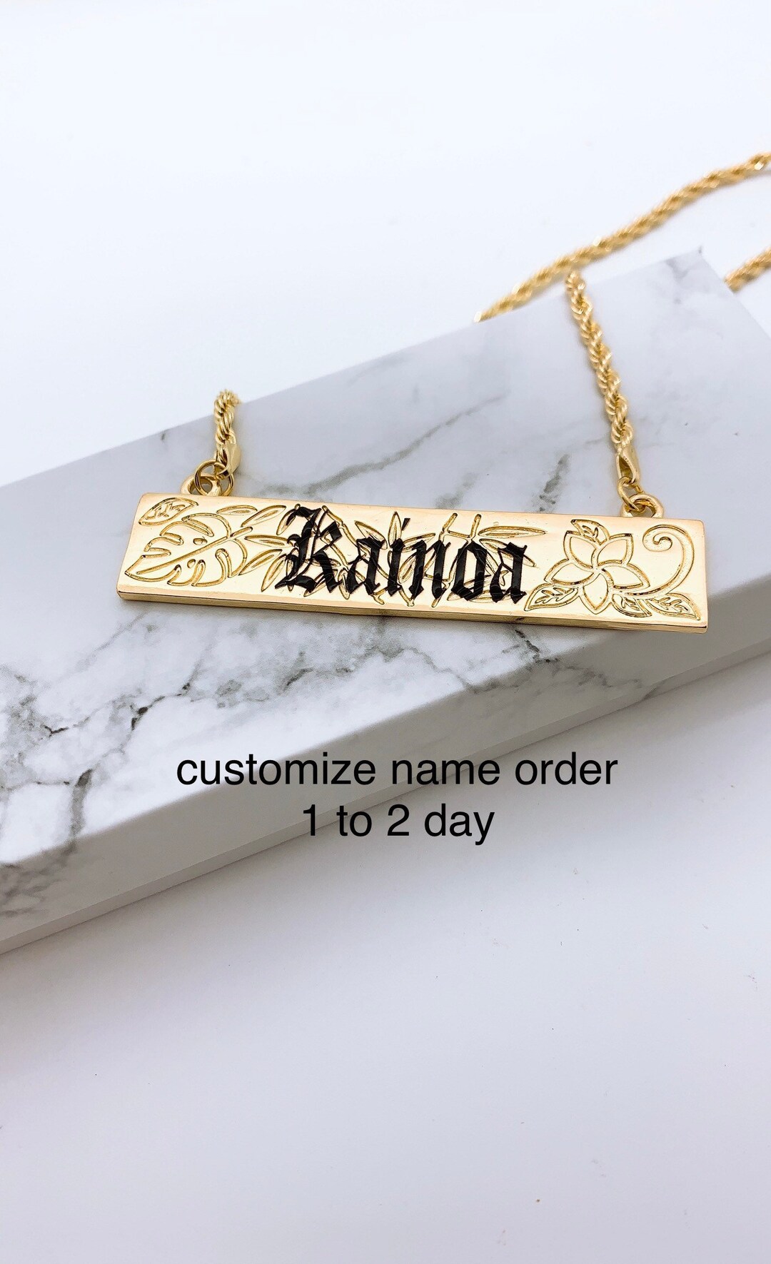 Hawaiian name pendant outlet