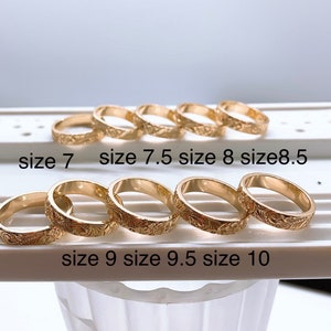 5mm Hawaiian Hamilton Gold Ring