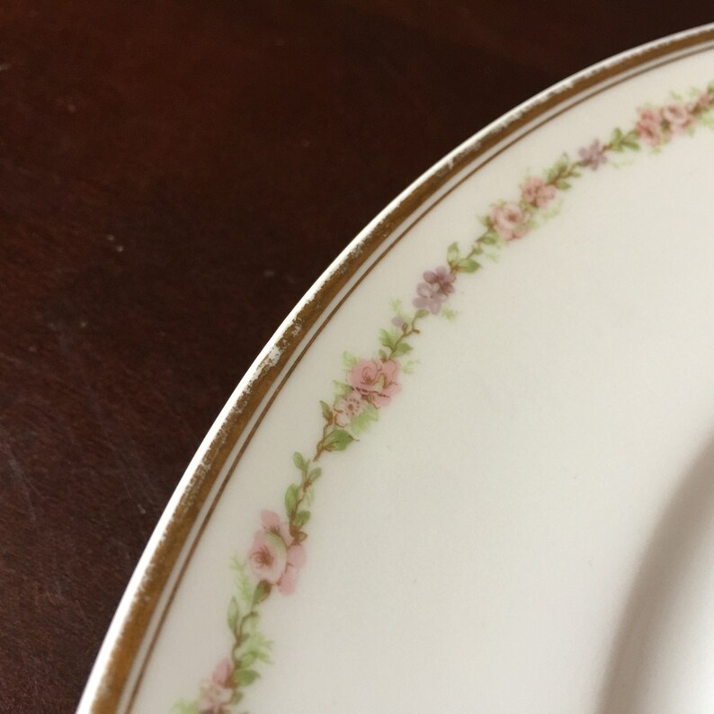 Haviland Limoges Dinner Plate France Pink Floral China