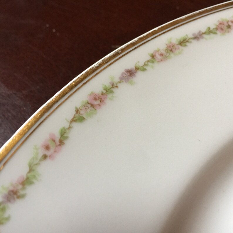 Haviland Limoges Dinner Plate France Pink Floral China