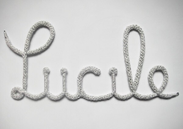 Prénom en Tricotin | avec Accroches