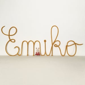 XXL size first name in knitting (with hooks)