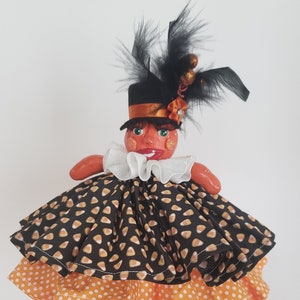 Pumpkin Lady Figurine