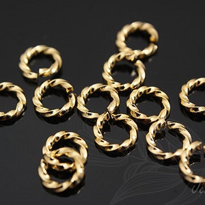 B301-4Gram/40Gram, Gold Plated 1*5mm Jump Ring, Open Link