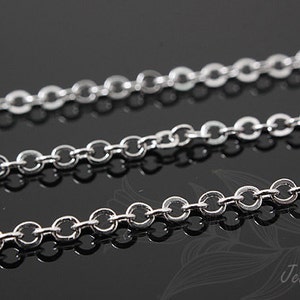 A162-1m/20m/200m, Ternary Alloy Plated 245SF Chain, Nickel Free, Wholesale Chain, Jewelry Findings, Necklace Making Supplies,Necklace Making