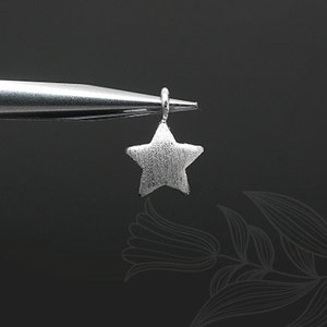 M934-20pcs-Rhodium Plated-star image 3