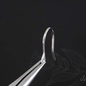 B111 100 pairs-Ternary Alloy Plated-French Hook Ear Wire-French wire hook-Fish Hook earring-Ni free,Wholesale jewelry finding image 3