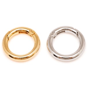 20 mm halsbandsspänne, fjäderlås för grindringar, låsspänne, E-belagd, nickelfri [B179-2PCS/20PCS]