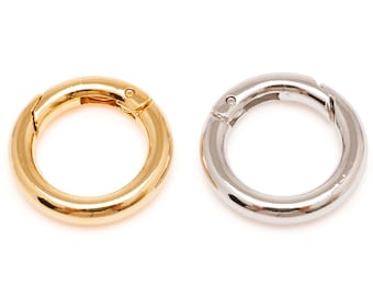 20mm Necklace Clasp, Spring Gate Ring Clasps, Lock Finding [B179-2PCS/20PCS]