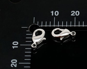 B009-100pcs- Aleación ternaria chapada-12 * 6 mm langosta clasps-cierre colgante-componente básico