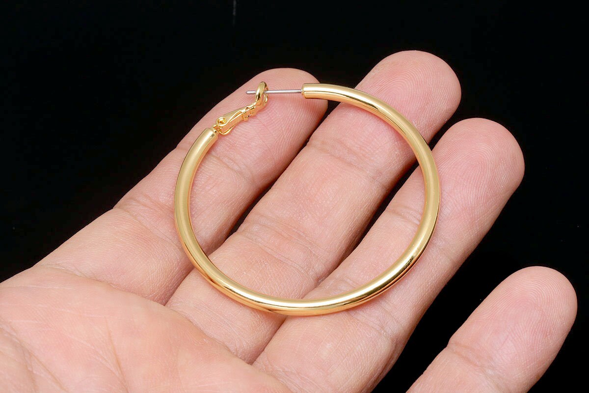 B194-1pair/10pairs-gold Plated-ni Free Stainless Steel Post