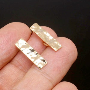 CH7044-1pairs-Gold Plated-21*20mm Leaf  Earrings-Nickel Free-Jewelry Findings,Jewelry Making Supply-Gold Plated Findings
