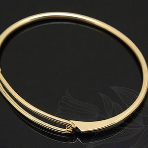 E1017-20pcs-Gold Plated-bangle