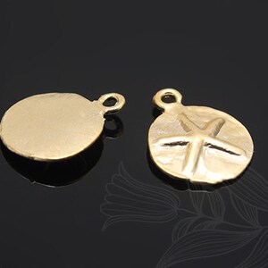 M971-100pcs-Matt Gold Plated image 2