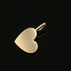 M1970-2ea / 20ea-Gold Plated-10mm Zierliche Herz Charms, kleine Herz Anhänger