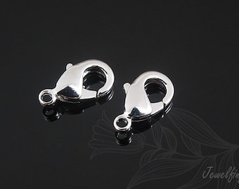 B362-100pcs-Ternary Alloy Plated Robster Clasp-Lock Finding-Metal Lobster Clasp For Jewelry Finding