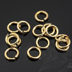 B057-10 g/100 g, bague sauteuse 0,7*3 mm plaquée or, maillon ouvert, fabrication de bijoux, vente en gros de bijoux, fournitures pour bijoux, bague en gros