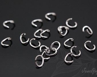 B161-3X3.5mm- 100g-Ternary Alloy Plated C Ring-Open Link
