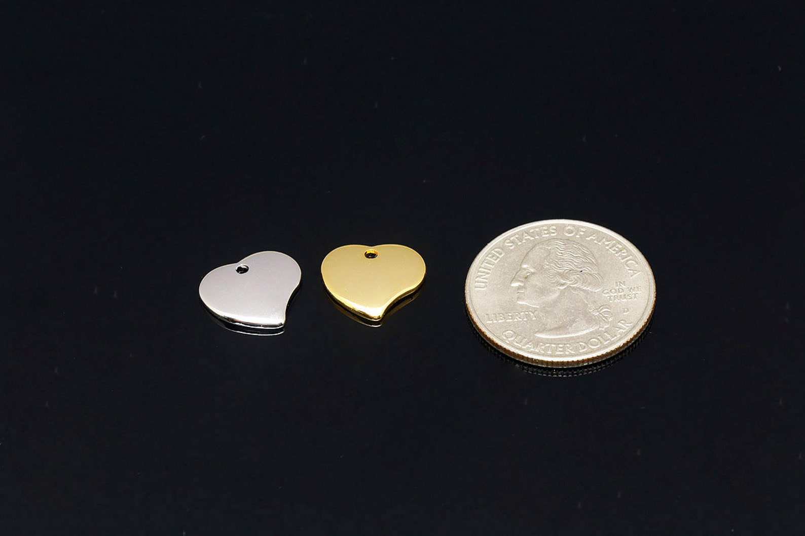 S134360pcsgold Plated stamping Blanks Charm tiny Metal Etsy