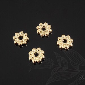 M882-1000pcs-Gold Plated-Rondell