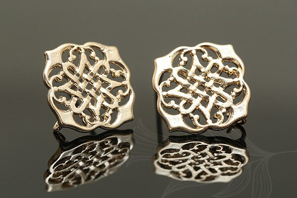 M1671-10 pairs-Matt Gold Plated | Etsy