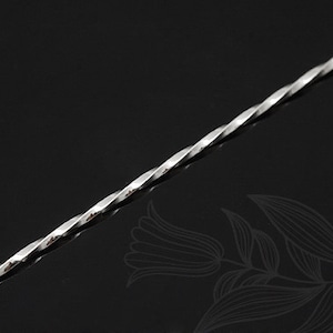 M1246-2ea/20ea-Rhodium Plated-43mm Twist Bar Pendant, Stick Pendant, jewelry making, wholesale jewelry finding, jewelry supplies