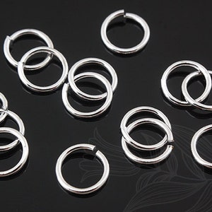 B023-10Gram/100Gram, Ternary Alloy Plated 0.8*5mm Jump Ring, Open Link