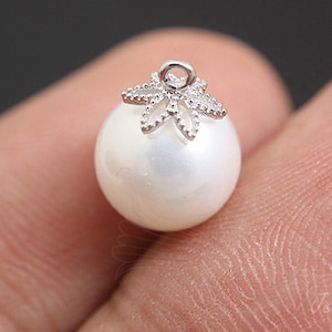 K584-5ea/50ea-Ternary Alloy Plated, 6mm Flower Bead Cap, For Half Drilled Beads Bead Cap, Wholesale jewelry findings, Pendant,Jewelry making