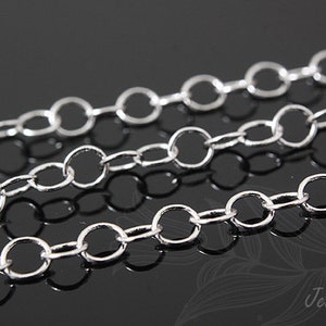 A037-1m/20m/200m, Ternary Alloy Plated 240OR Chain, Layerd Necklace, Round Chain, Wholesale Chain, Jewelry Findings, Persnalized Necklace