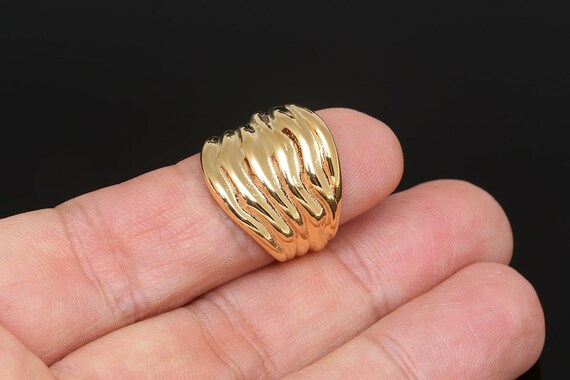 Ch0035-1ea/20ea, Gold Plated E-coat Anti Tarnish-18.3mm Bold