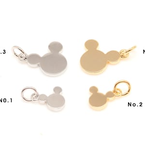 F27-2ea/20ea, 5.7*5mm 9*8.5mm Mouse or Tedy Bear Charms, Necklace Bracelet Making Supply, Jewelry Making, Wholesale Jewelry, Color Option