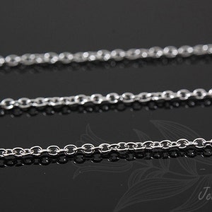 A021-1m/20m/200m, Ternary Alloy Plated 230S Chain, Layerd Necklace, Thin Chain, Wholesale Necklace, Necklace Making Supplies