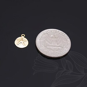 M971-100pcs-Matt Gold Plated image 4