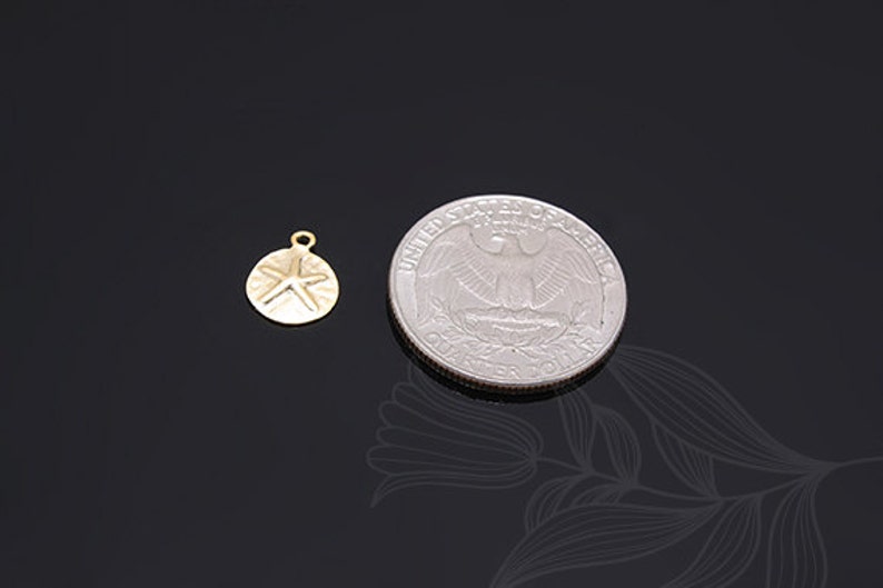 M971-100pcs-Matt Gold Plated image 4