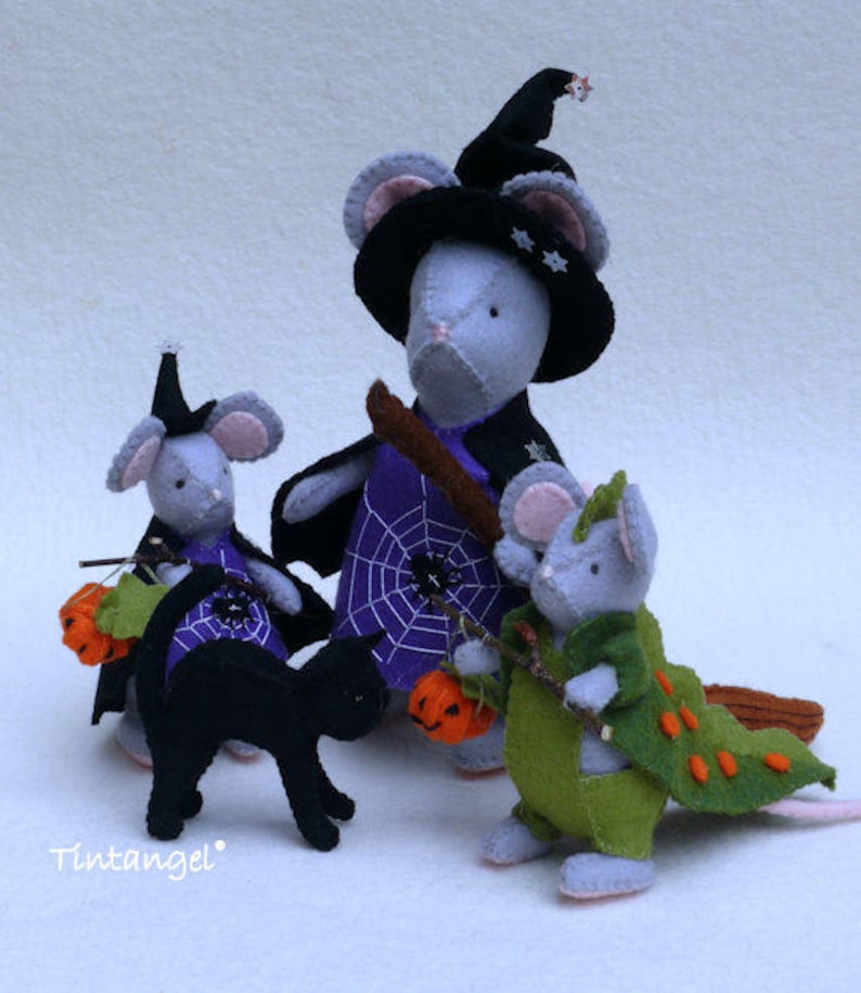 Halloween Witch Mouse DIY kit