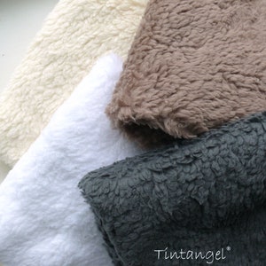 Teddy fabric, super soft 100% cotton