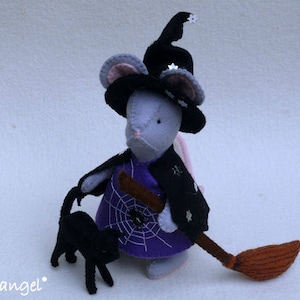 Halloween Witch Mouse - DIY kit