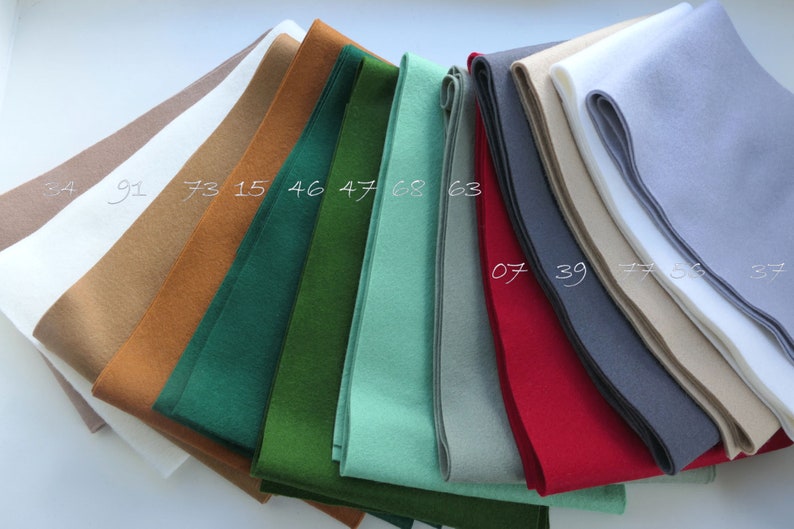 Strips of Wool Felt - 20 x 180 cm Strips of Wool Felt - 20 x 180 cm