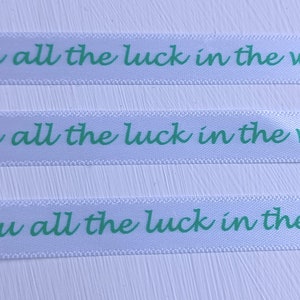 Ribbon with text 1 cm wide. image 6