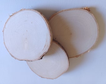 Houten schijf, 9 tot 10 cm in diameter, 1 cm dik