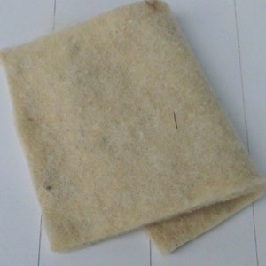 Wollfleece - Stück von 20 x 30 cm - 1 cm dick