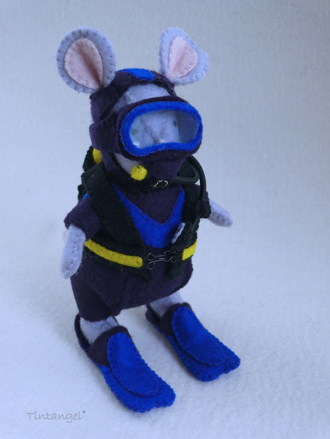 Mouse Body Raft Mouse Goes Scuba Diving and Snorkeling - DIY Kit - Etsy
